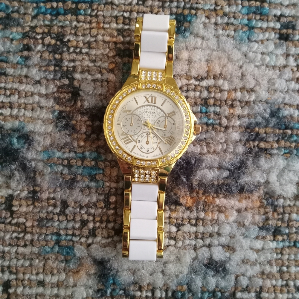 Geneva Gold Colored Watch